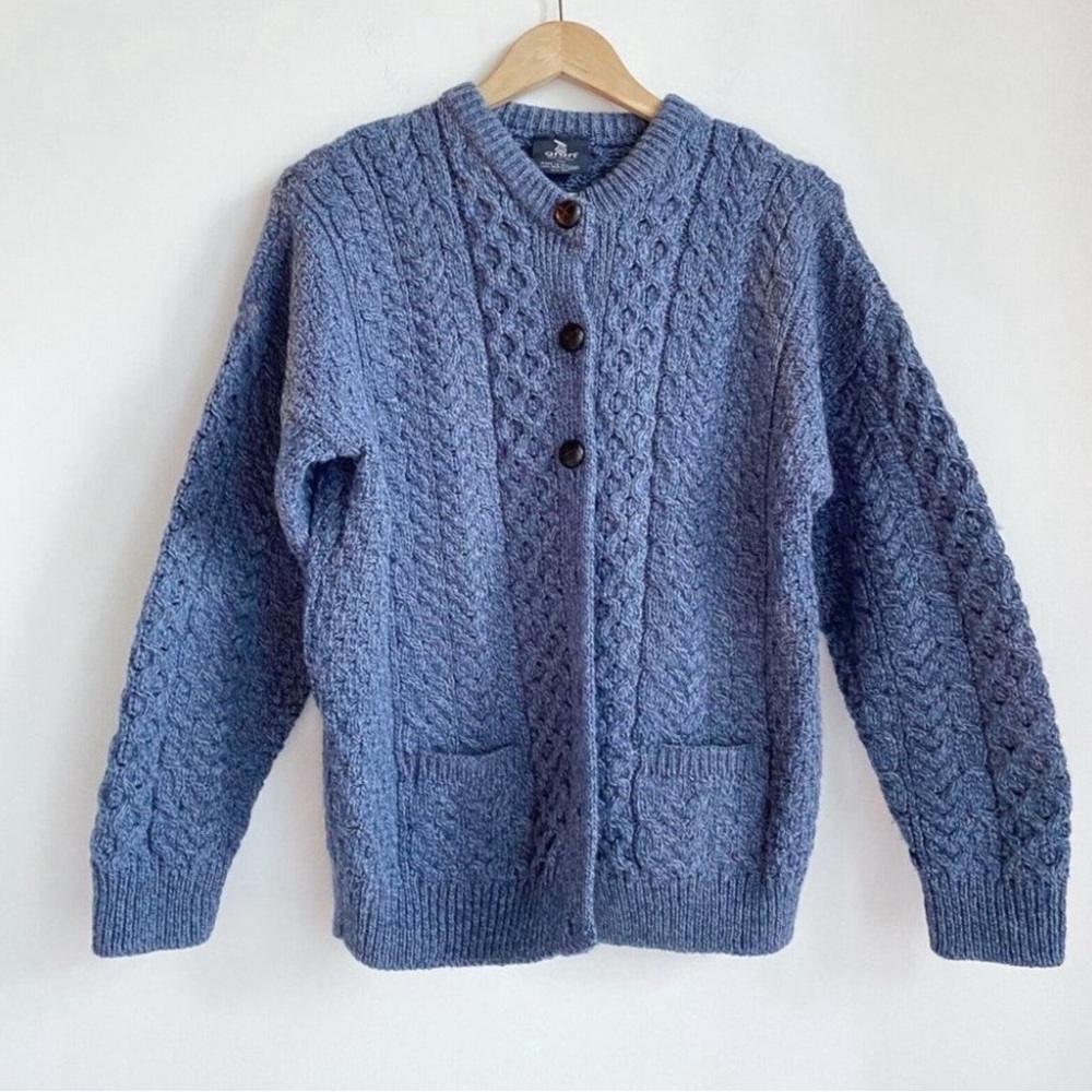 Aran Made in Ireland Merino Wool Dusty Blue